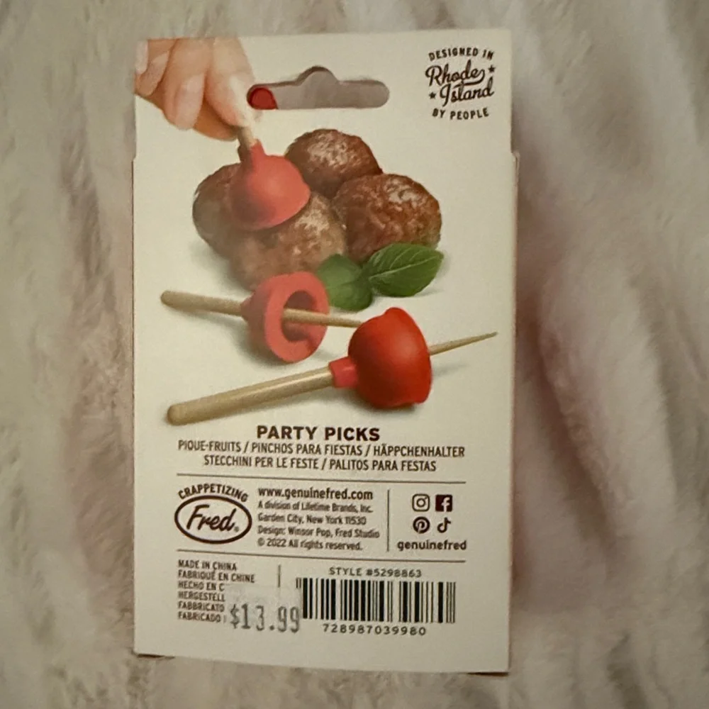 Fred Party Poopers Picks - Red and Brown